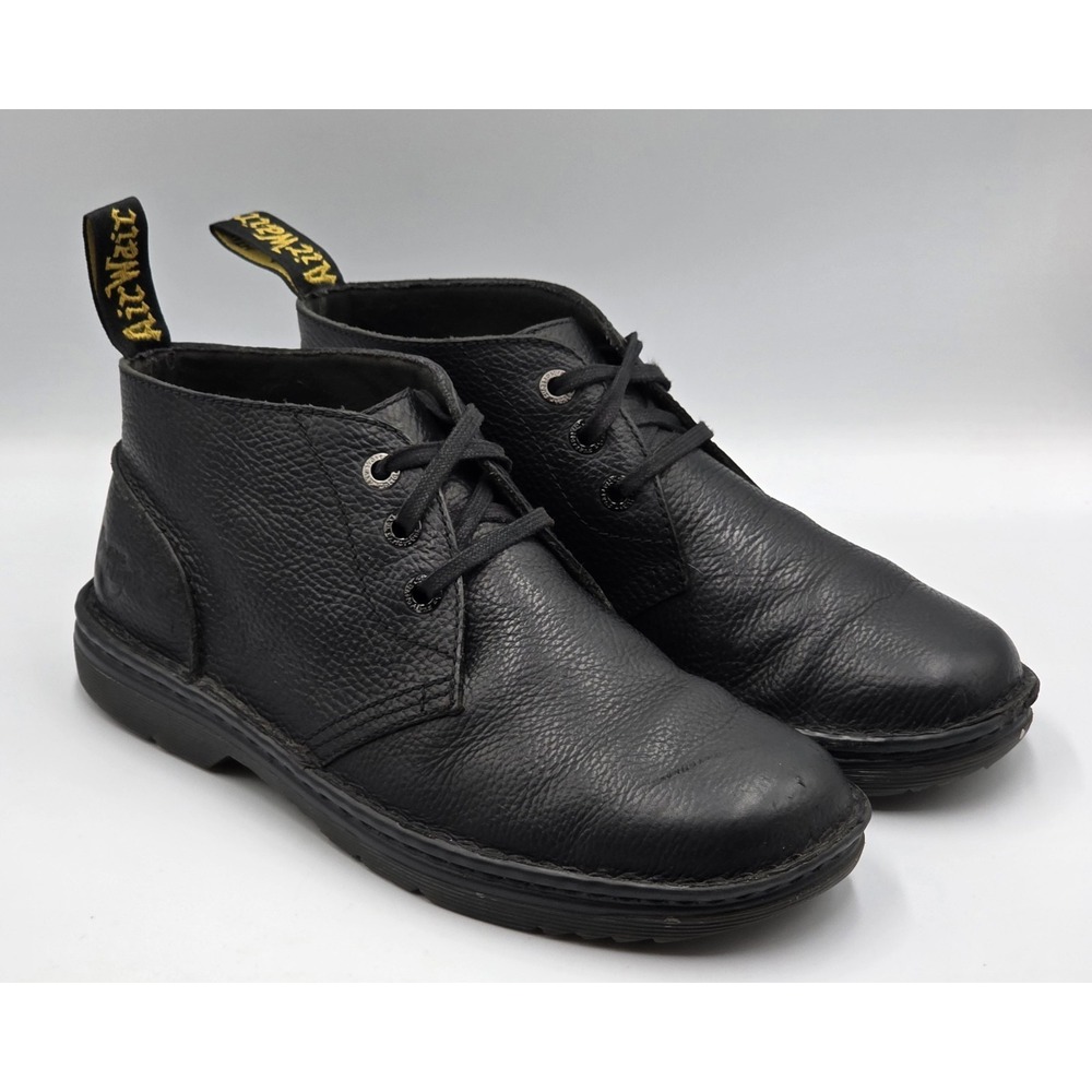 Dr. Martens Sussex Men's 9M Black Chukka Boots Leather Shoes Doc Air Wair